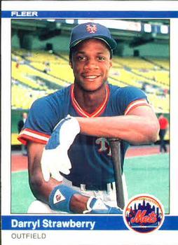 #599 Darryl Strawberry - New York Mets - 1984 Fleer Baseball
