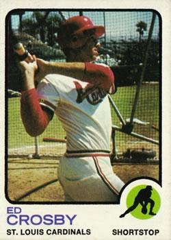 #599 Ed Crosby - St. Louis Cardinals - 1973 Topps Baseball