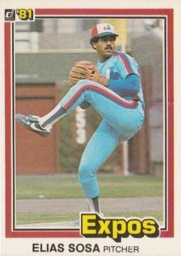 #599 Elias Sosa - Montreal Expos - 1981 Donruss Baseball