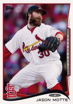 #599 Jason Motte - St. Louis Cardinals - 2014 Topps Baseball
