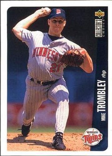 #599 Mike Trombley - Minnesota Twins - 1996 Collector's Choice Baseball