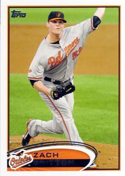 #599 Zach Britton - Baltimore Orioles - 2012 Topps Baseball