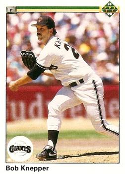 #599 Bob Knepper - San Francisco Giants - 1990 Upper Deck Baseball