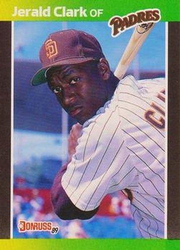 #599 Jerald Clark - San Diego Padres - 1989 Donruss Baseball