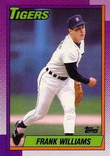 #599 Frank Williams - Detroit Tigers - 1990 O-Pee-Chee Baseball