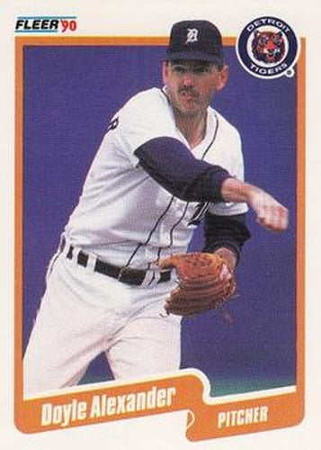 #599 Doyle Alexander - Detroit Tigers - 1990 Fleer USA Baseball