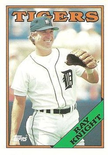 #59T Ray Knight - Detroit Tigers - 1988 Topps Traded Baseball