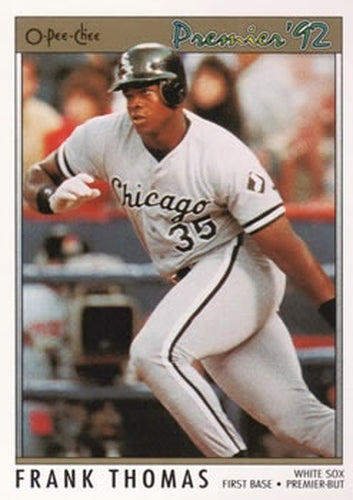 #59 Frank Thomas - Chicago White Sox - 1992 O-Pee-Chee Premier Baseball