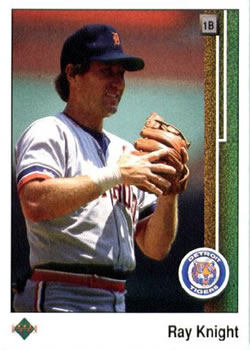 #259 Ray Knight - Detroit Tigers - 1989 Upper Deck Baseball