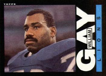 #59 William Gay - Detroit Lions - 1985 Topps Football