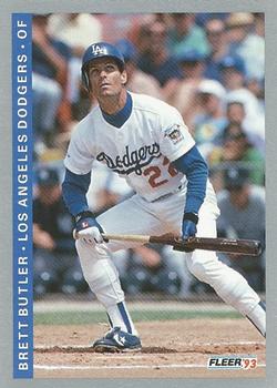 #59 Brett Butler - Los Angeles Dodgers - 1993 Fleer Baseball