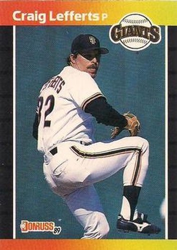 #59 Craig Lefferts - San Francisco Giants - 1989 Donruss Baseball