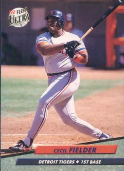 #59 Cecil Fielder - Detroit Tigers - 1992 Ultra Baseball