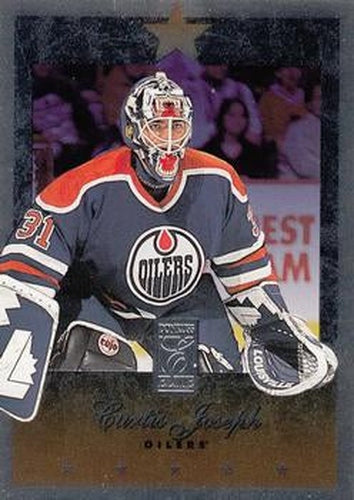 #59 Curtis Joseph - Edmonton Oilers - 1995-96 Donruss Elite Hockey