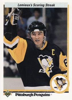 #59 Mario Lemieux - Pittsburgh Penguins - 1990-91 Upper Deck Hockey