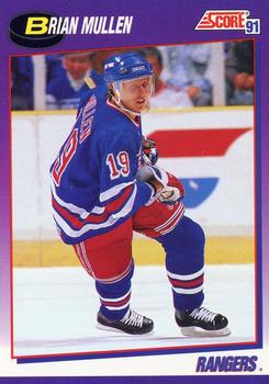 #59 Brian Mullen - New York Rangers - 1991-92 Score American Hockey