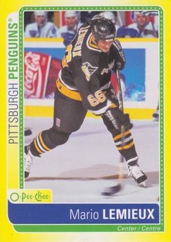 #S-ML Mario Lemieux - Pittsburgh Penguins - 2013-14 O-Pee-Chee Hockey - Stickers