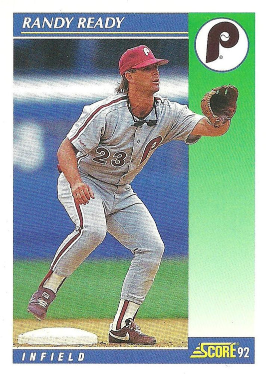 #59 Randy Ready - Philadelphia Phillies - 1992 Score Baseball
