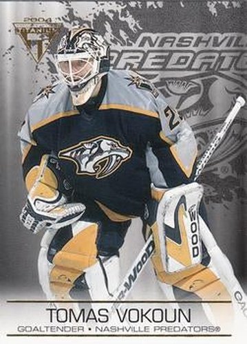 #59 Tomas Vokoun - Nashville Predators - 2003-04 Pacific Private Stock Titanium Hockey