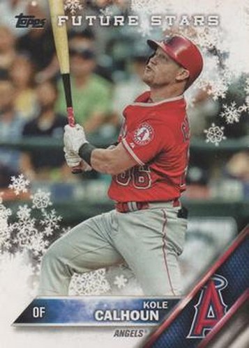 #HMW59 Kole Calhoun - Los Angeles Angels - 2016 Topps Holiday Baseball