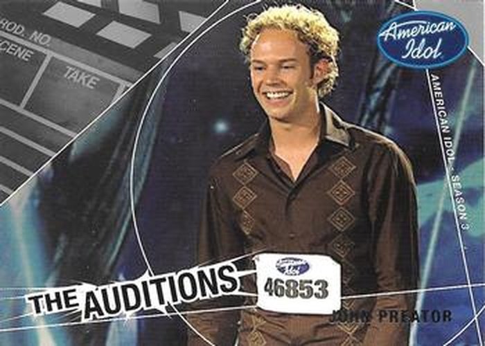 #59 John Preator - 2004 Fleer American Idol Season 3