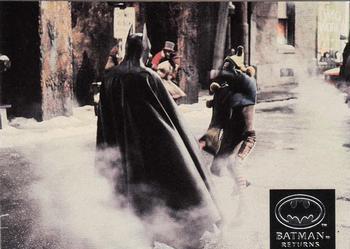#59 Bruce Wayne Michael Keaton is hard at work - 1992 Stadium Club Batman Returns