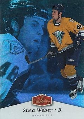 #59 Shea Weber - Nashville Predators - 2006-07 Flair Showcase Hockey