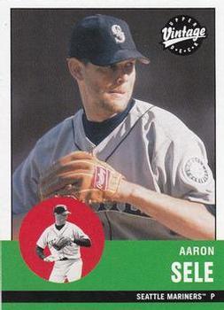 #59 Aaron Sele - Seattle Mariners - 2001 Upper Deck Vintage Baseball