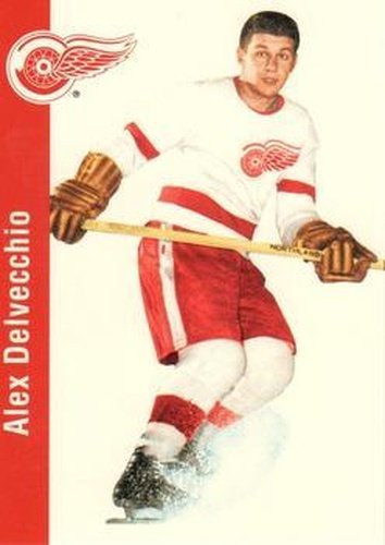 #59 Alex Delvecchio - Detroit Red Wings - 1994 Parkhurst Missing Link 1956-57 Hockey