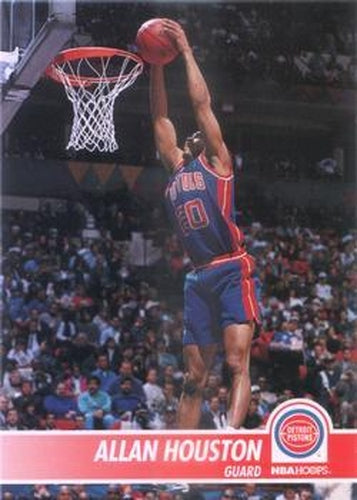 #59 Allan Houston - Detroit Pistons - 1994-95 Hoops Basketball