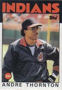 #59 Andre Thornton - Cleveland Indians - 1986 Topps Baseball
