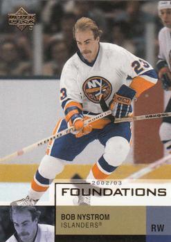 #59 Bob Nystrom - New York Islanders - 2002-03 Upper Deck Foundations Hockey