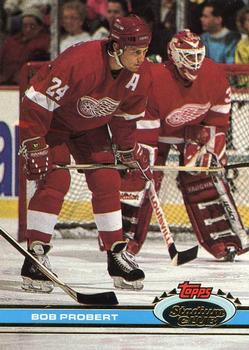 #59 Bob Probert - Detroit Red Wings - 1991-92 Stadium Club Hockey