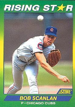 #59 Bob Scanlan - Chicago Cubs - 1992 Score 100 Rising Stars Baseball