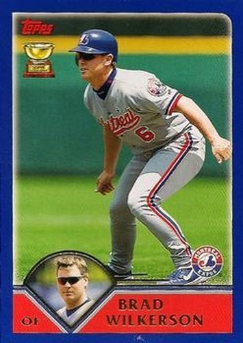 #59 Brad Wilkerson - Montreal Expos - 2003 Topps Baseball