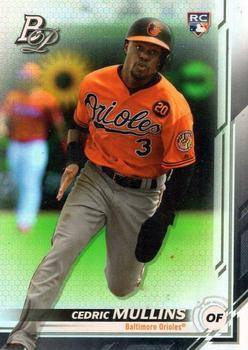 #59 Cedric Mullins - Baltimore Orioles - 2019 Bowman Platinum Baseball