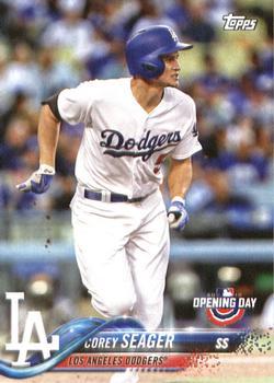 #59 Corey Seager - Los Angeles Dodgers - 2018 Topps Opening Day Baseball