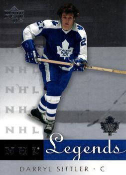 #59 Darryl Sittler - Toronto Maple Leafs - 2001-02 Upper Deck Legends Hockey