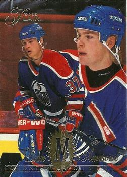 #59 Dean McAmmond - Edmonton Oilers - 1994-95 Flair Hockey