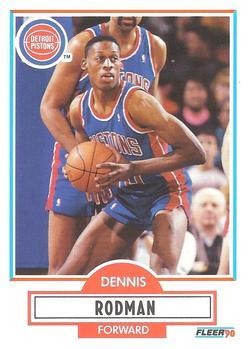 #59 Dennis Rodman - Detroit Pistons - 1990-91 Fleer Basketball