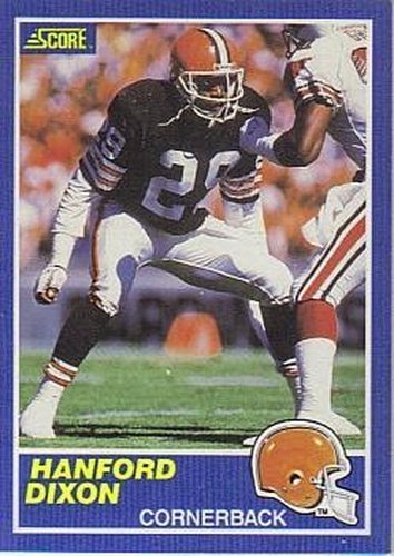 #59 Hanford Dixon - Cleveland Browns - 1989 Score Football