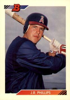 #59 J.R. Phillips - California Angels - 1992 Bowman Baseball