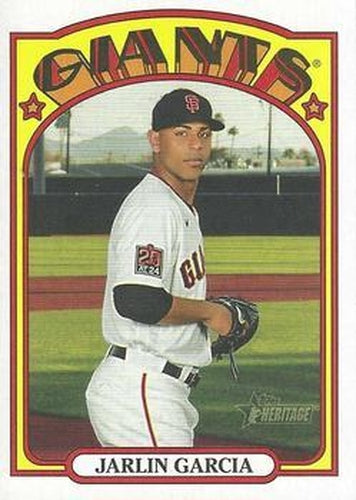 #59 Jarlin Garcia - San Francisco Giants - 2021 Topps Heritage Baseball