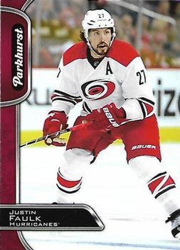 #59 Justin Faulk - Carolina Hurricanes - 2016-17 Parkhurst - Red Hockey