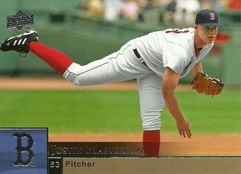 #59 Justin Masterson - Boston Red Sox - 2009 Upper Deck Baseball