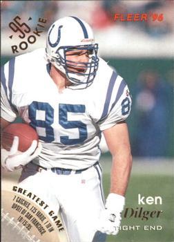 #59 Ken Dilger - Indianapolis Colts - 1996 Fleer Football