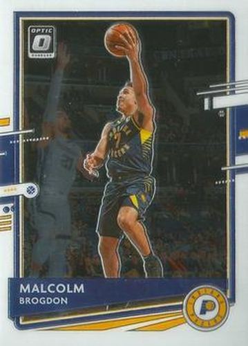 #59 Malcolm Brogdon - Indiana Pacers - 2020-21 Donruss Optic Basketball