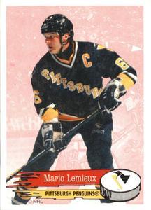 #59 Mario Lemieux - Pittsburgh Penguins - 1995-96 Panini Hockey Stickers