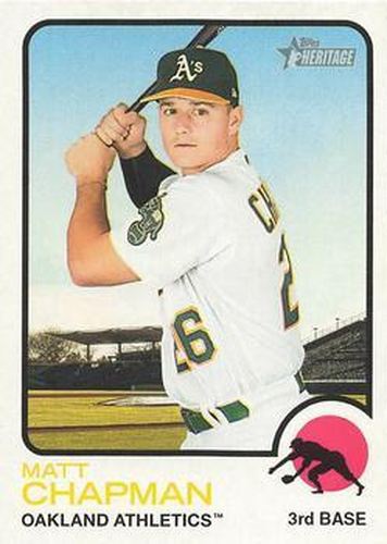 #59 Matt Chapman - Oakland Athletics - 2022 Topps Heritage Baseball