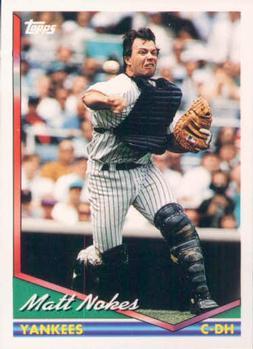 #59 Matt Nokes - New York Yankees - 1994 Topps Baseball